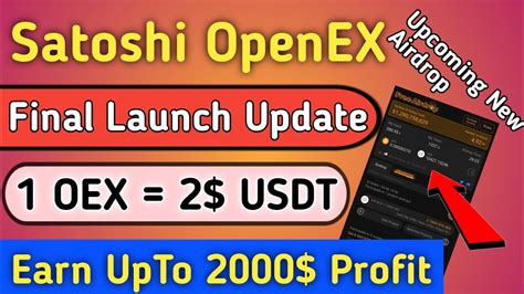 NEW UPDATE BY SATOSHI APP ON OEX .